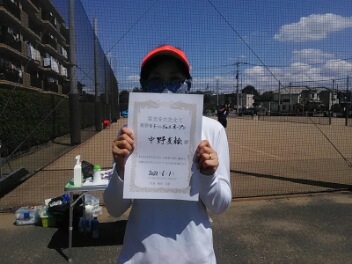06/01(火) 女子シングルス オープン 優勝＜東大宮テニスクラブ＞