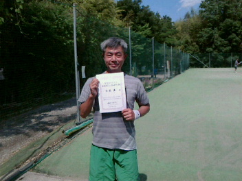 06/01(火) 男子シングルス 中上級 優勝＜インスピリッツテニスクラブ＞