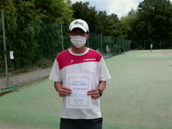 06/22(火) 男子シングルス オープン 優勝＜インスピリッツテニスクラブ＞