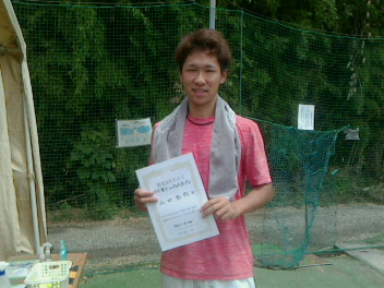 06/24(木) 男子シングルス オープン 優勝＜インスピリッツテニスクラブ＞