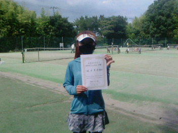 06/24(木) 女子シングルス 中級 優勝＜インスピリッツテニスクラブ＞