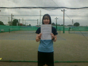 06/30(水) 女子シングルスオープン優勝＜ALWAYS TENNIS SCHOOL＞