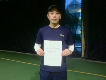 07/09(金) 男子シングルス 初級 優勝＜トマトインドアテニスクラブ＞