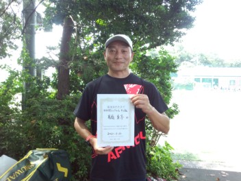 08/22(日) 男子シングルス 中上級 優勝＜ジャクパ狭山総合グラウンド＞