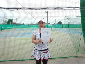 08/25(水) 女子シングルス オープン 優勝＜ALWAYS TENNIS SCHOOL＞