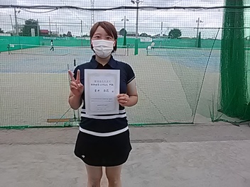 09/29(水) 女子シングルス 中級 優勝＜ALWAYS TENNIS SCHOOL＞