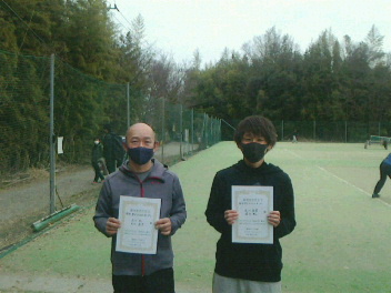 01/23(日) 男子ダブルスオープン優勝＜インスピリッツテニスクラブ＞