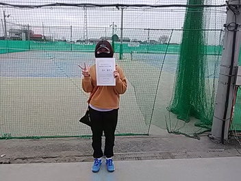 01/26(水) 女子シングルス 中級 優勝＜ALWAYS TENNIS SCHOOL＞