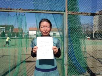 02/28(月) 女子シングルスオープン優勝＜イケノヤテニススクール＞
