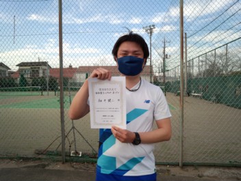02/28(月) 男子シングルスオープン優勝＜イケノヤテニススクール＞