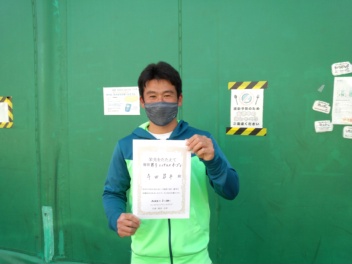 03/24(木) 男子シングルスオープン優勝＜トマトインドアテニスクラブ＞