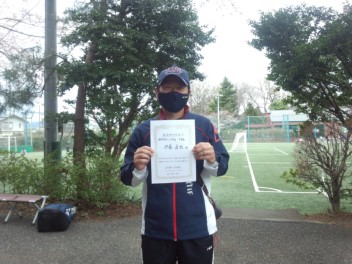 03/27(日) 男子シングルス中級優勝＜ジャクパ狭山総合グラウンド＞