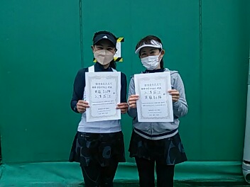 04/20(水) 女子ダブルス 中級 優勝＜トマトインドアテニスクラブ＞