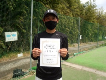 04/21(木) 男子シングルスオープン優勝＜インスピリッツテニスクラブ＞