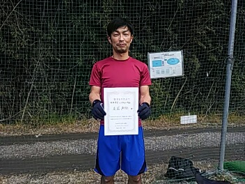 04/23(土) 男子シングルス 中級 優勝＜インスピリッツテニスクラブ＞